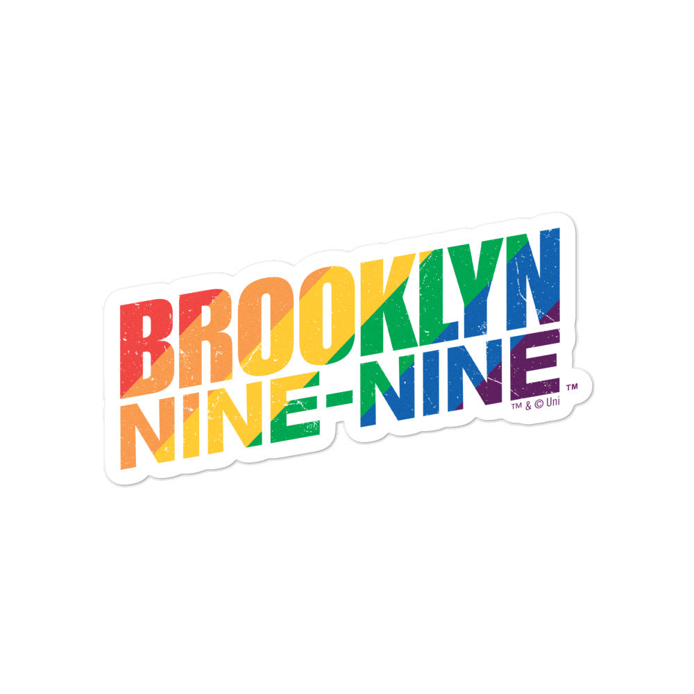 Brooklyn Nine-Nine Pride Die Cut Sticker