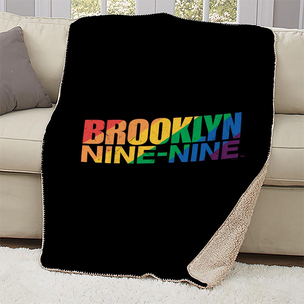 Brooklyn Nine-Nine Pride Sherpa Blanket