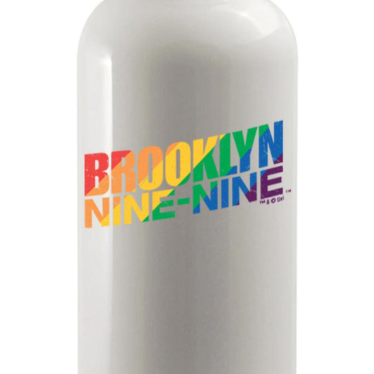 Brooklyn Nine-Nine Pride 20 oz Screw Top Water Bottle with Straw