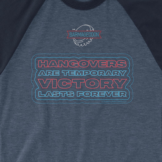 Barmageddon Hangovers Unisex 3/4 Sleeve Raglan Shirt