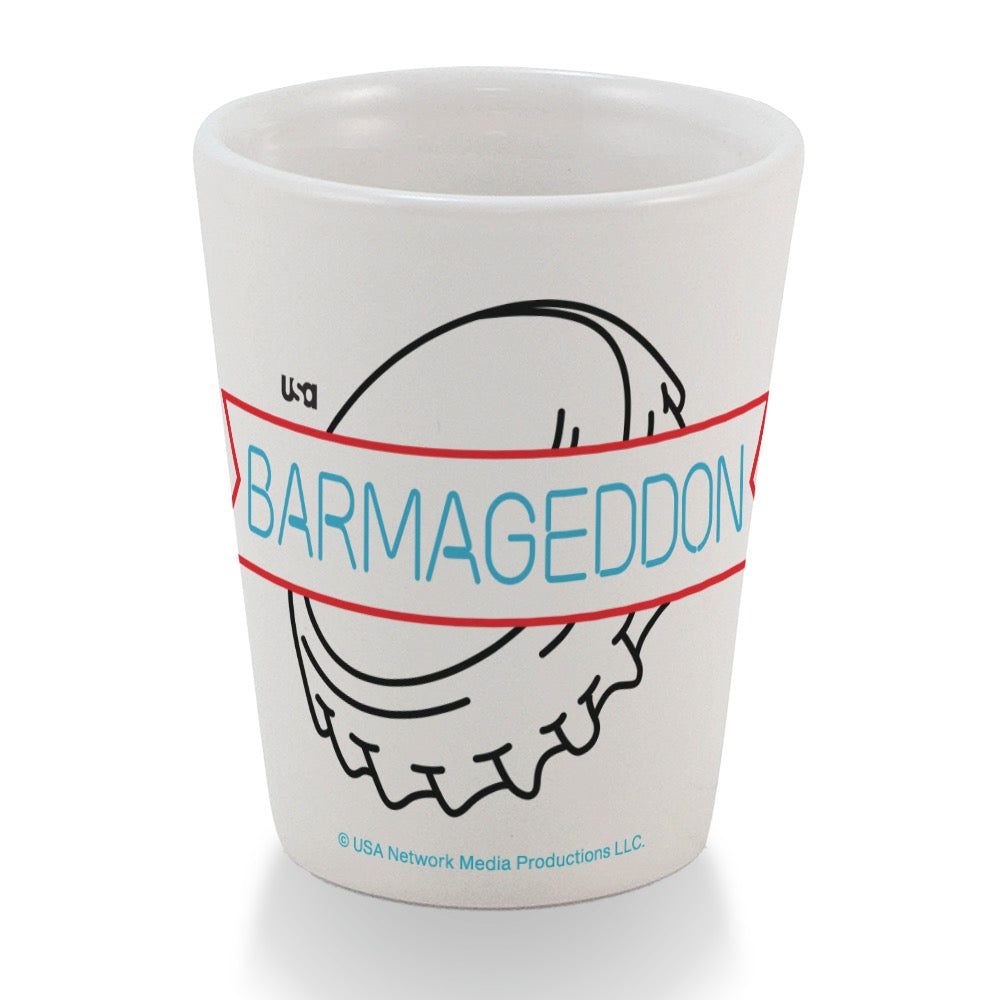 Barmageddon Logo Ceramic Shot Glass