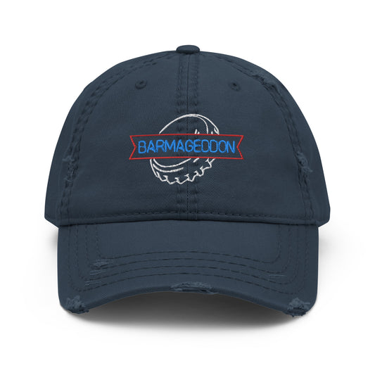 Barmageddon Logo Distressed Dad Hat