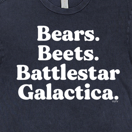 The Office Bears. Beets. Battlestar Galactica. Vintage T-Shirt