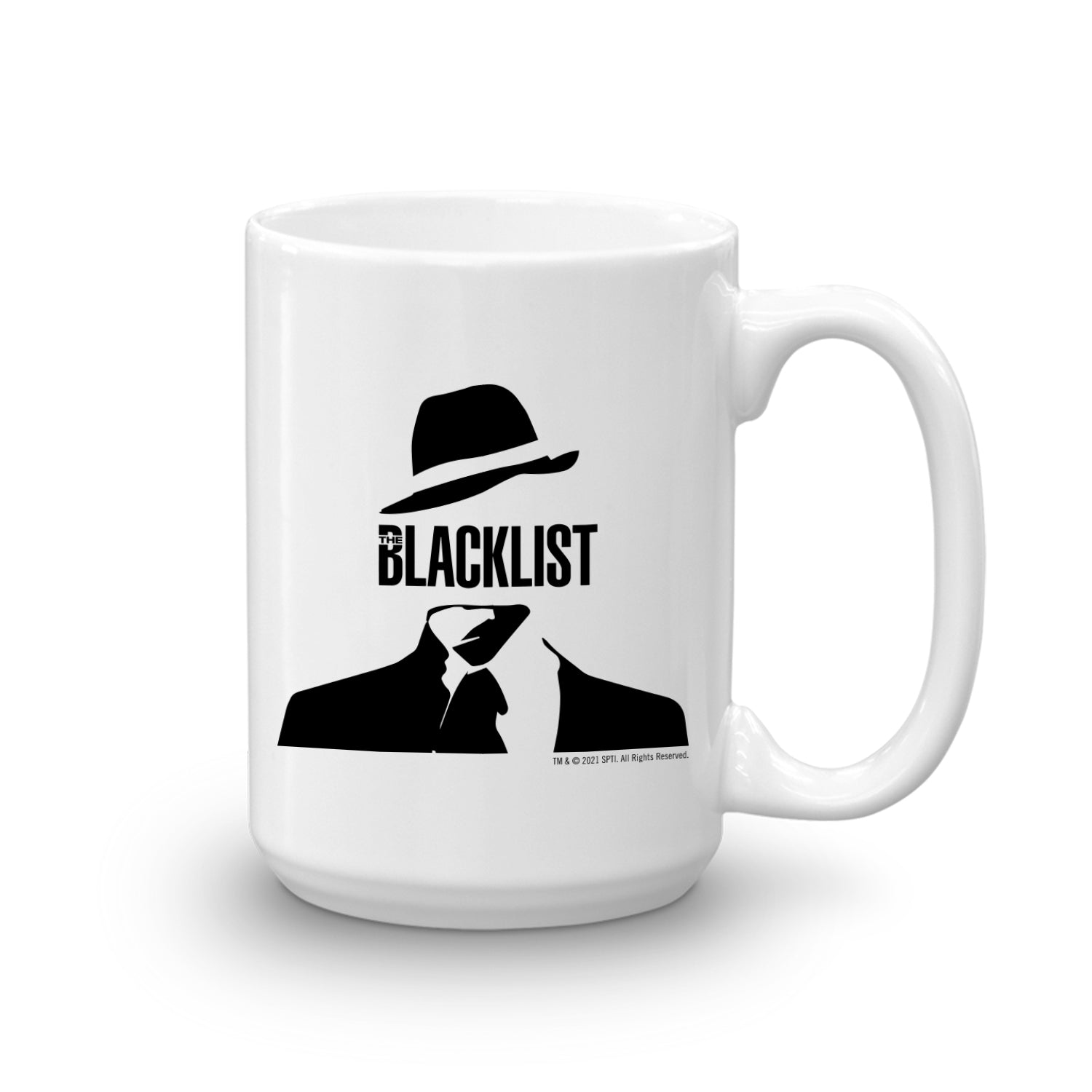 The Blacklist Man Icon White Mug