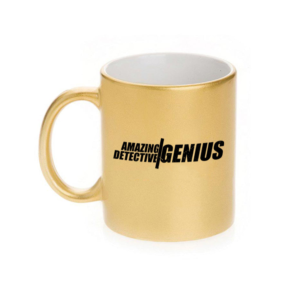The Office Amazing Detective 11 oz Gold Metallic Mug