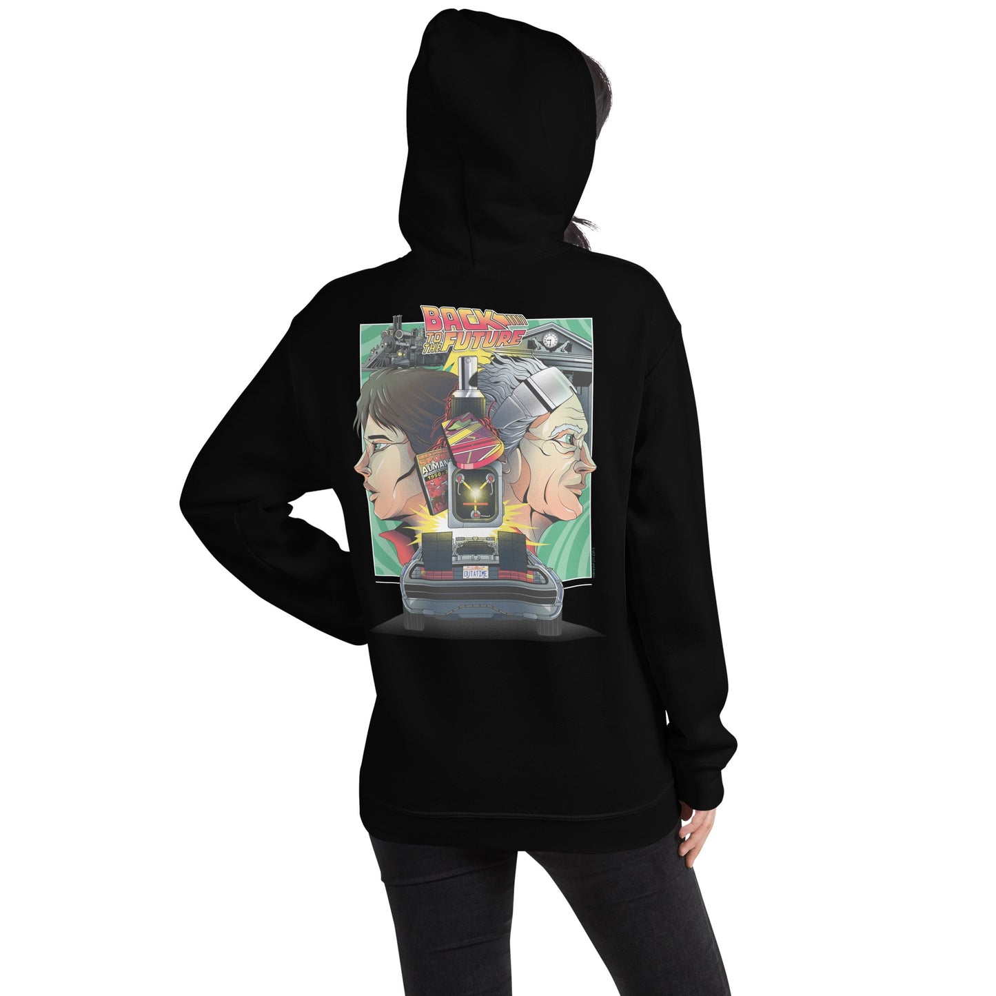 Back To The Future Illustration Hoodie
