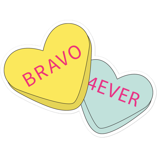 Bravo Gear Bravo 4ever Heart Candy Die Cut Sticker