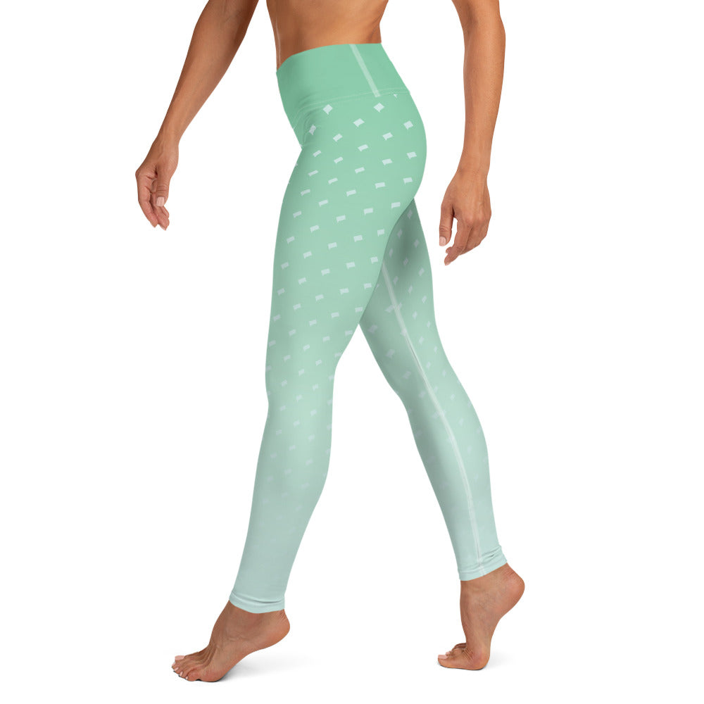 Bravo Gear Bravo Aqua Ombre  Women's All-Over Print Yoga Leggings