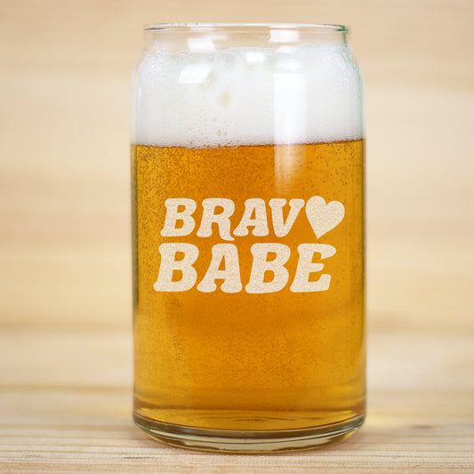 Bravo Gear Bravo Babe Beer Can Glass