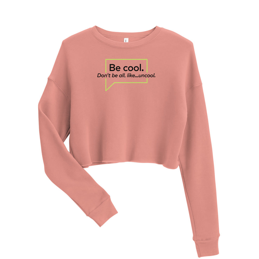 Bravo Gear Be Cool Women's Fleece Crop Sweatshirt