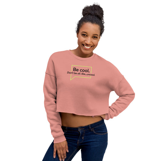 Bravo Gear Be Cool Women's Fleece Crop Sweatshirt