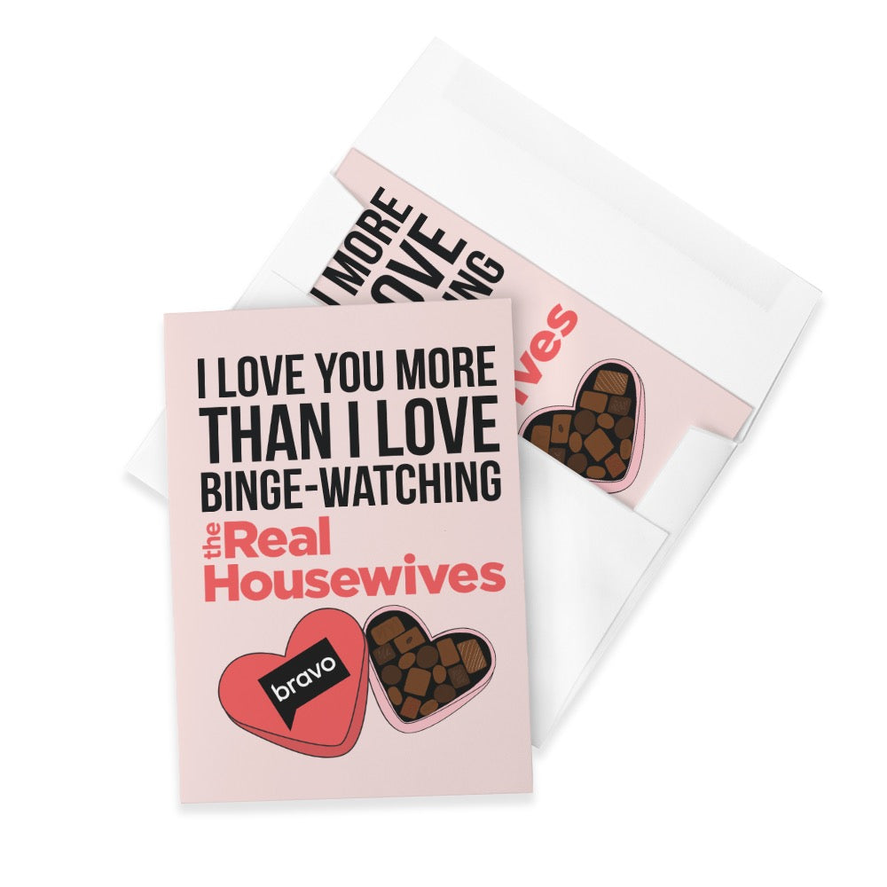 The Real Housewives of Salt Lake City Binge Real Houswives Matte Greeting Card