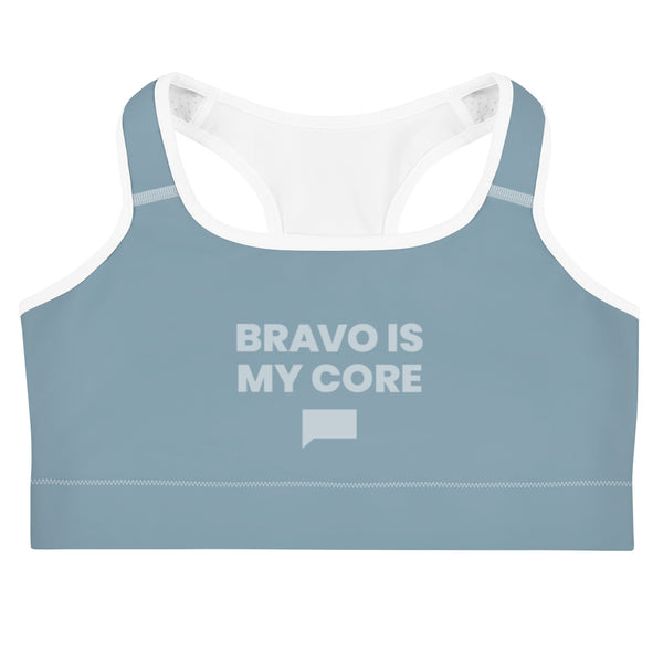 Bravo Gear Bravo is My Mantra All-Over Print Sports Bra