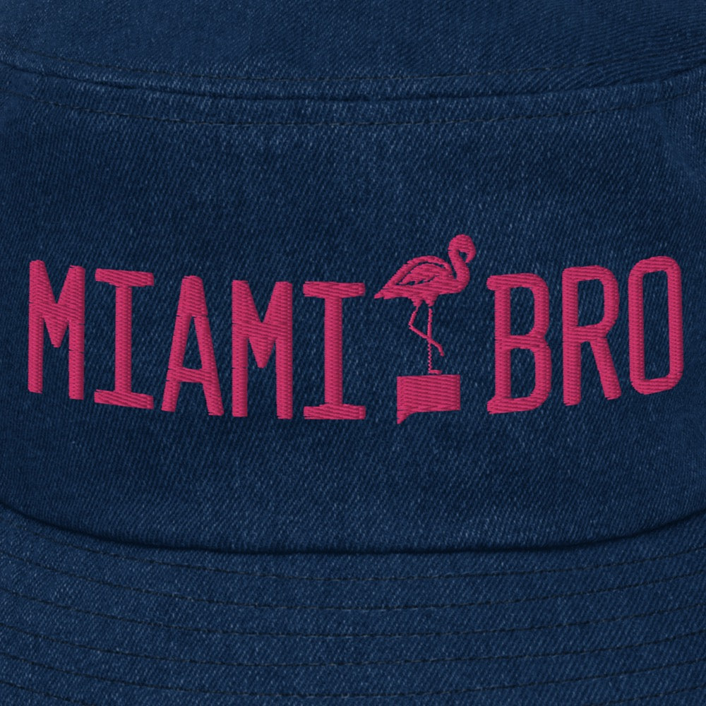 The Real Housewives of Miami Miami Bro Denim Bucket Hat