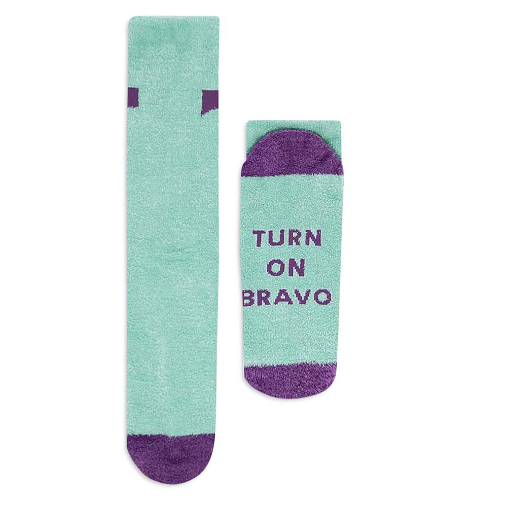 If You Can Read This Turn on Bravo Fuzzy Socks