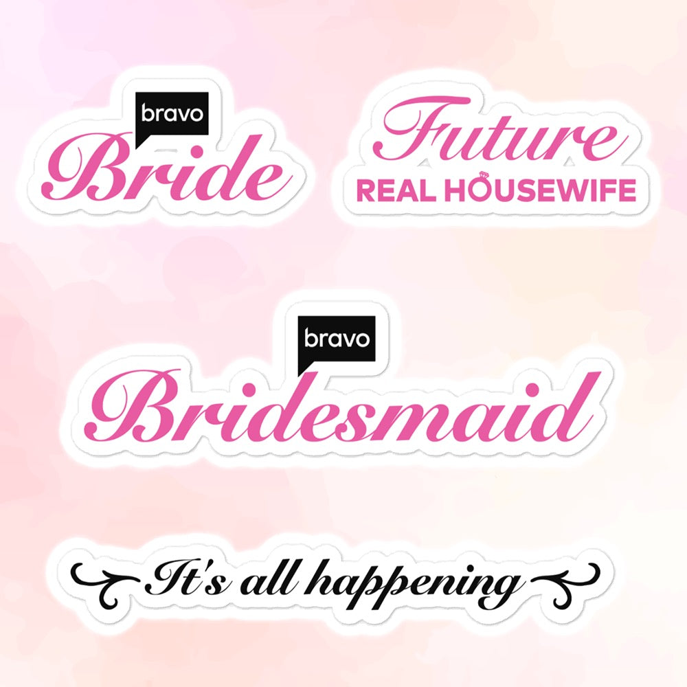 Bravo Bride Sticker Sheet