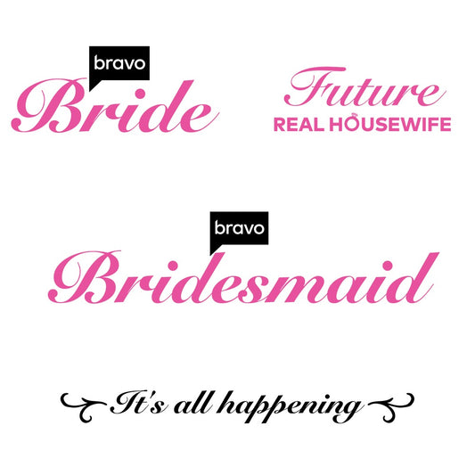 Bravo Bride Temp Tattoos