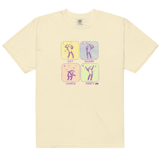 Watch What Happens Live Gay Shark Dance Party Comfort Colors T-Shirt