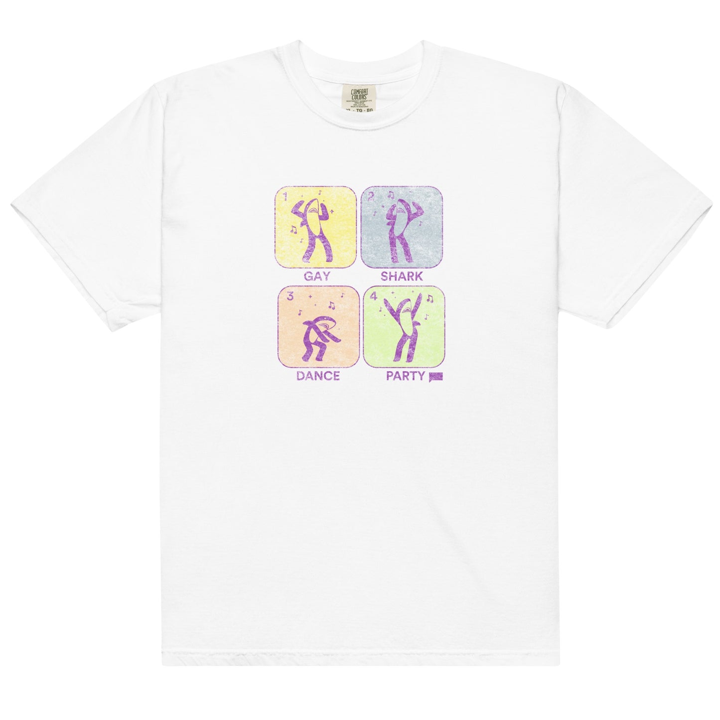 Watch What Happens Live Gay Shark Dance Party Comfort Colors T-Shirt