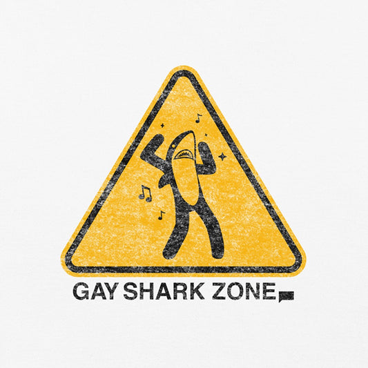 Watch What Happens Live Gay Shark Zone Comfort Colors T-Shirt