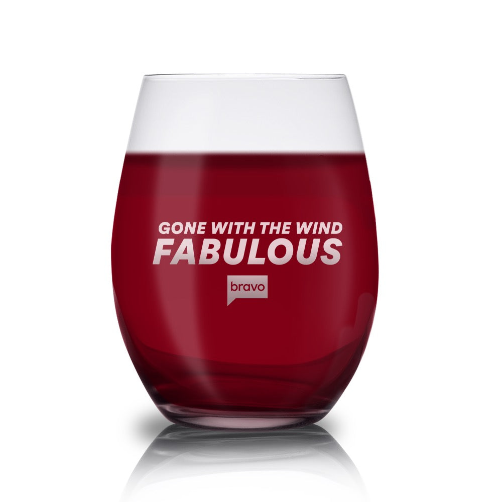Gone with the The Wind Fabulous Stemless Wine Glass