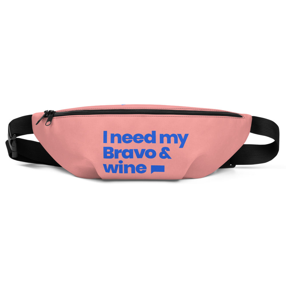 Bravo Gear I Need My Bravo & Wine Premium Fanny Pack