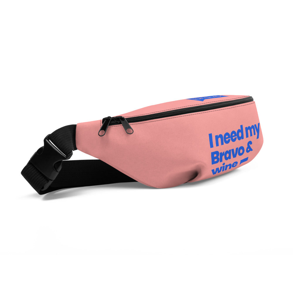 Bravo Gear I Need My Bravo & Wine Premium Fanny Pack