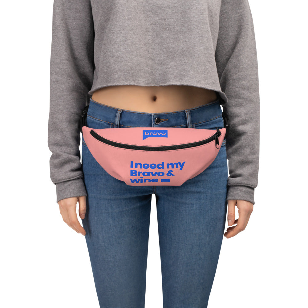 Bravo Gear I Need My Bravo & Wine Premium Fanny Pack