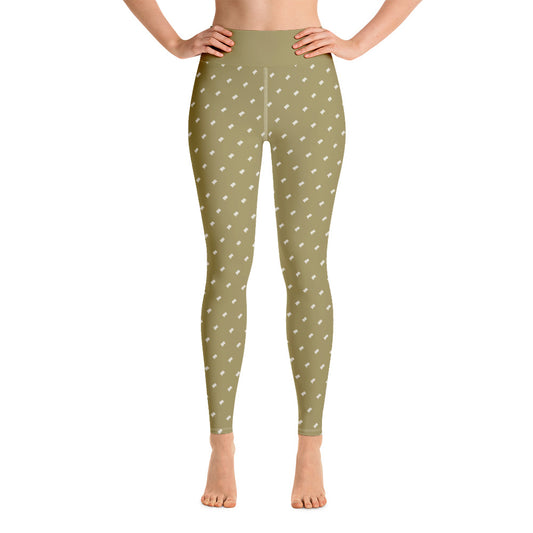 Bravo Gear Bravo All Over Print Logo Yoga Leggings