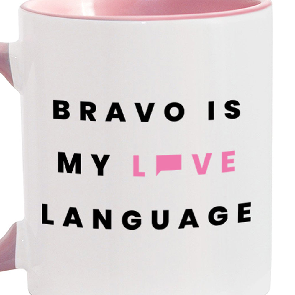 Bravo Is My Love Language Two-Tone Mug