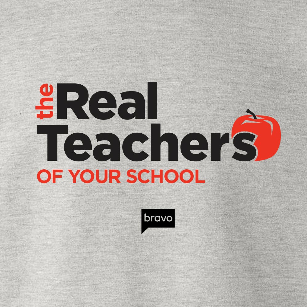 Bravo Gear The Real Teachers Personalized Fleece Crewneck Sweatshirt