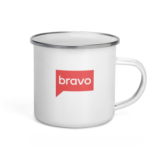 In a Relationship with Bravo Enamel Mug