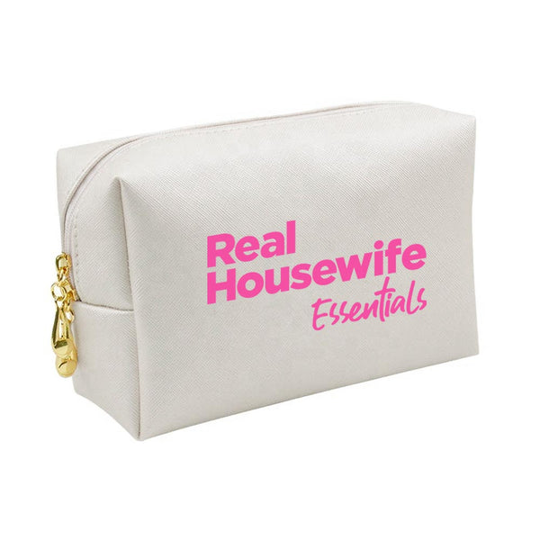 Make-up Bag / Kosmetiktasche „Tom’s House“ – Beige, 23,5 X 17 Cm – Vielseitige Reißverschluss-Tasche Für Schmuck, Elektronik & Mehr