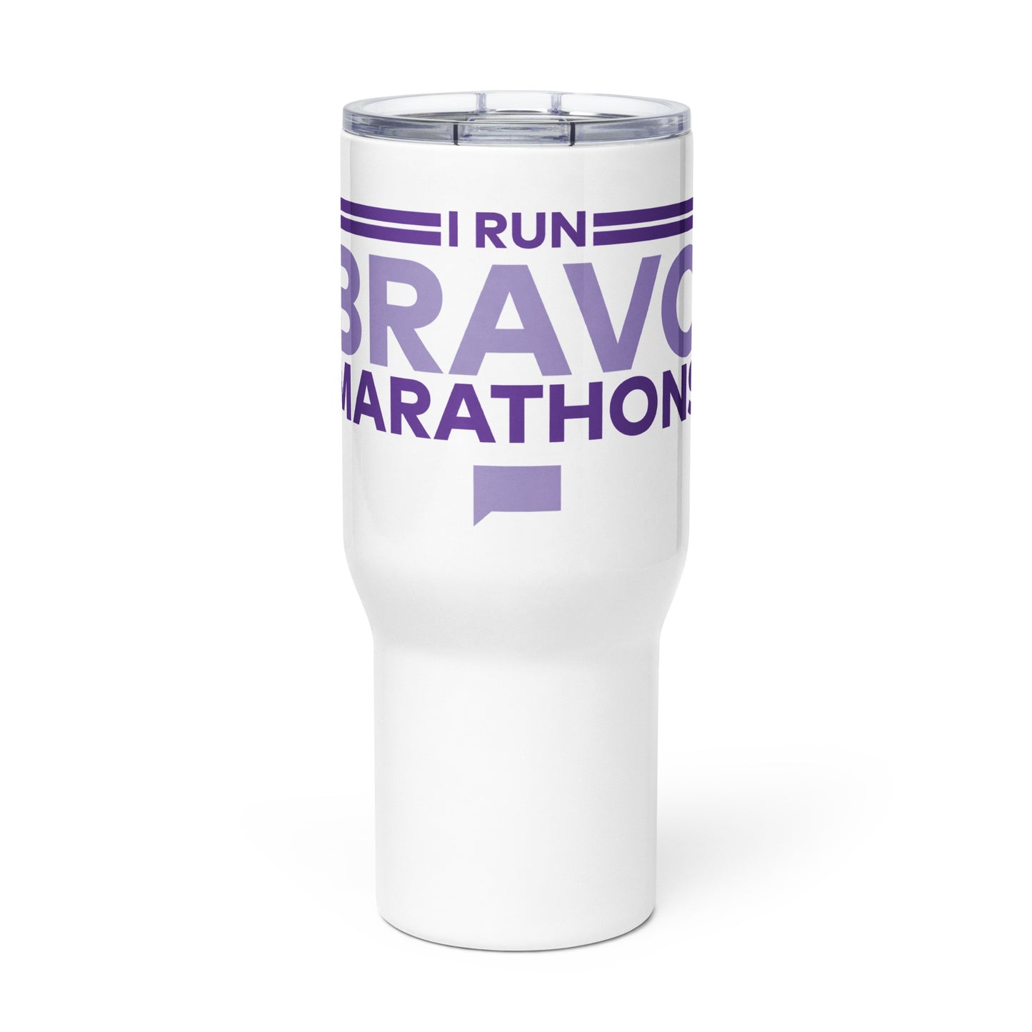 Bravo Gear I Run Bravo Marathons Tumbler