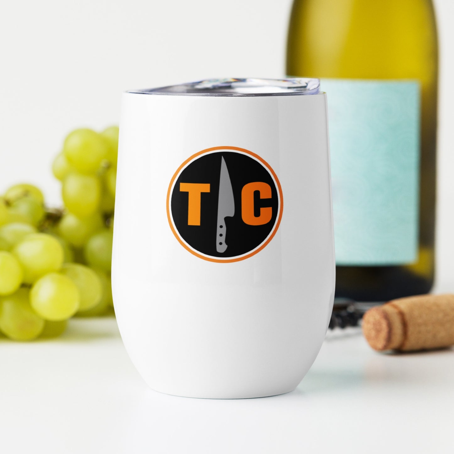 Top Chef Logo Wine Tumbler