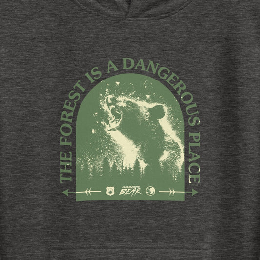 Cocaine Bear Dangerous Place Hoodie