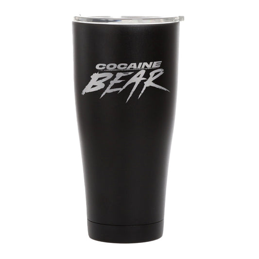 Cocaine Bear Logo Stainless Steel Tumbler