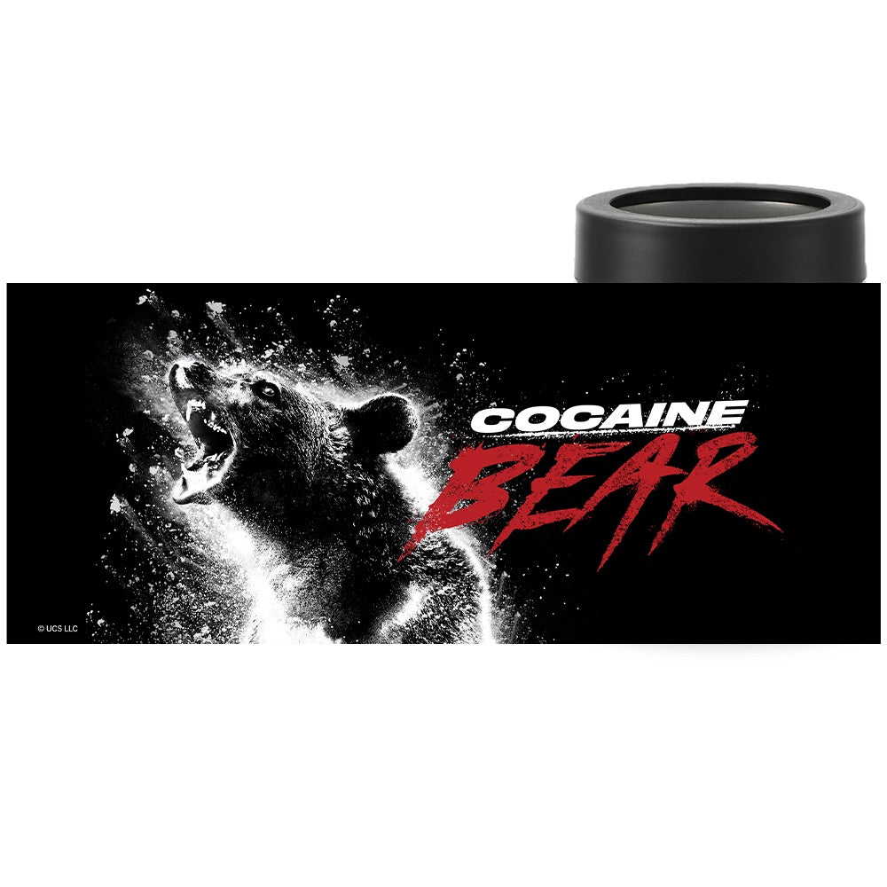 Cocaine Bear Poster Can Cooler
