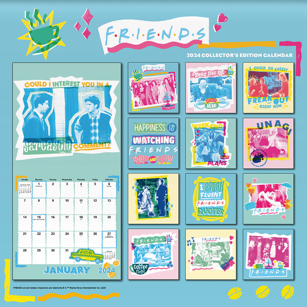Friends 2024 Collector's Edition Calendar – NBC Store