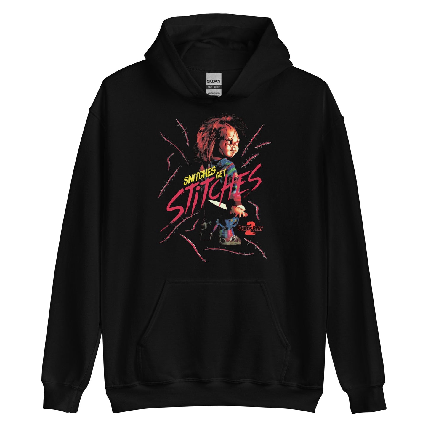 Chucky Snitches Get Stitches Hoodie