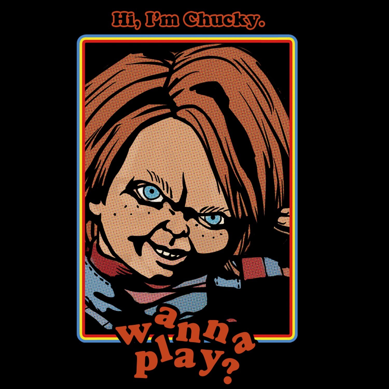 Chucky Wanna Play Black Mug