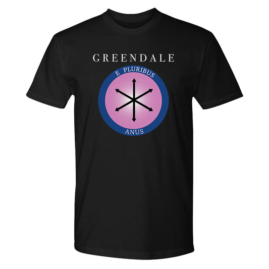 Community Greendale E. Pluribus Anus Adult Short Sleeve T-Shirt