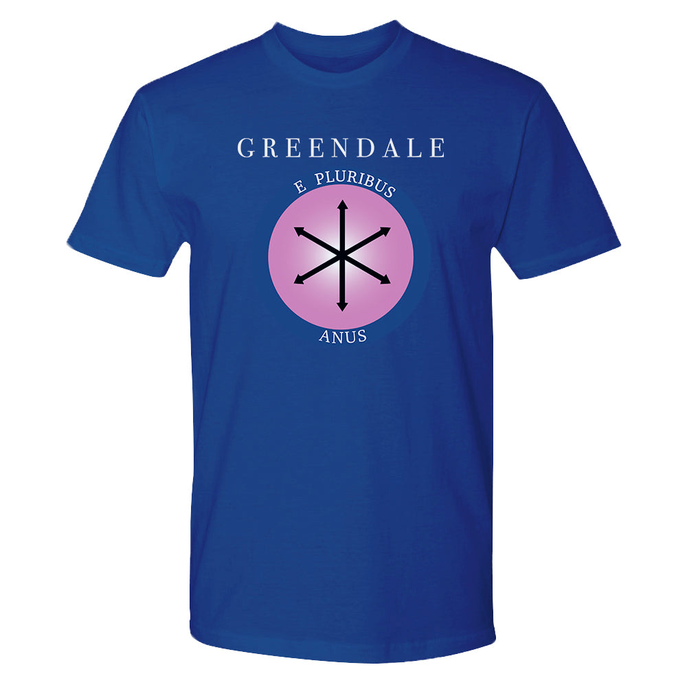 Community Greendale E. Pluribus Anus Adult Short Sleeve T-Shirt – NBC Store