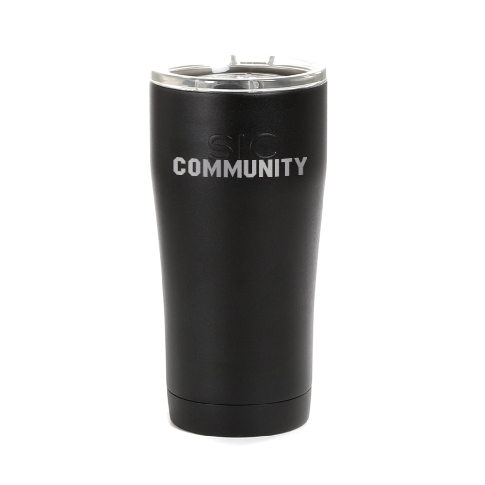 Community Logo Laser Engraved SIC Tumbler