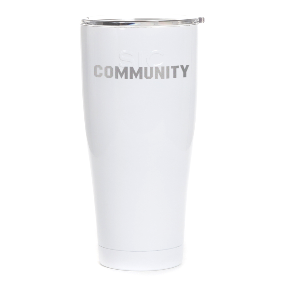 Community Logo Laser Engraved SIC Tumbler