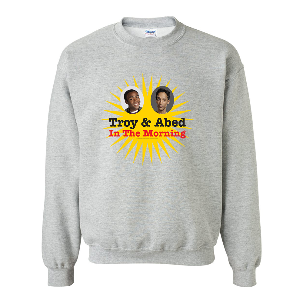 Community Troy & Abed in the Morning Fleece Crewneck Sweatshirt