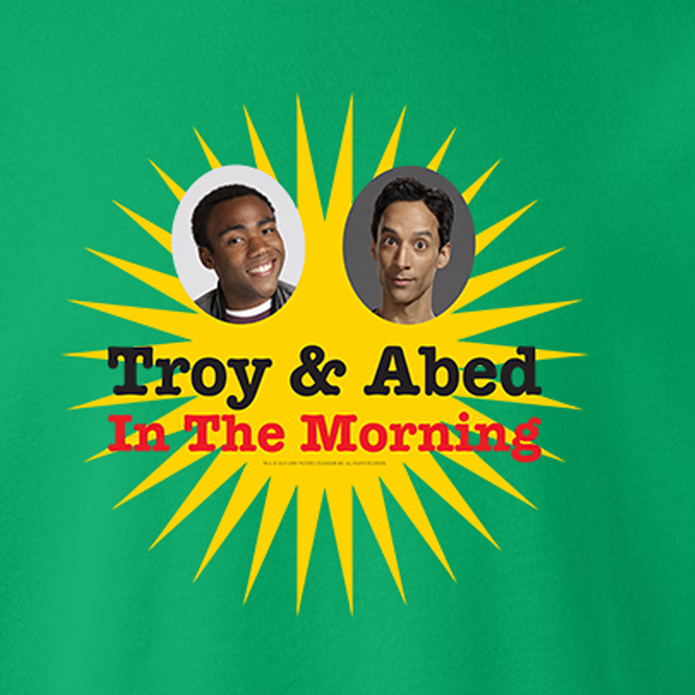Community Troy & Abed in the Morning Fleece Crewneck Sweatshirt