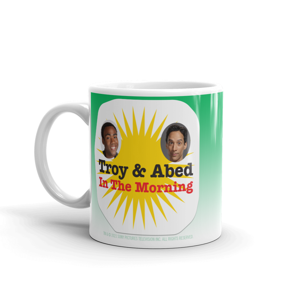 Troy and Abed In The Morning mug (Style: 11 oz. Mug, Color: White, Size: One Size)