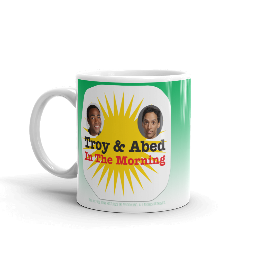 Community Troy & Abed in the Morning White Mug