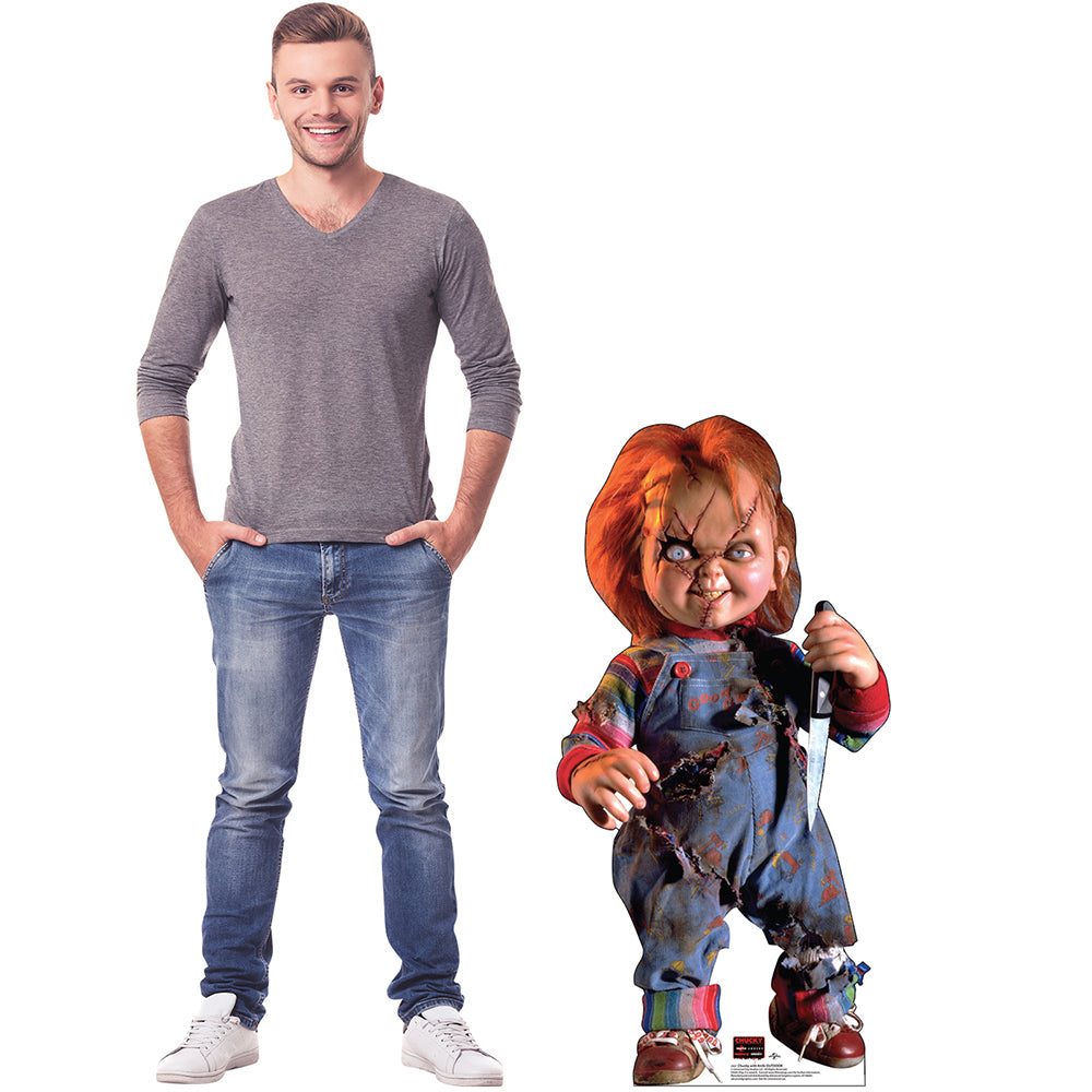 Chucky With Knife Outdoor Standee